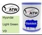 Preview: Hyundai, Light Green, VD: 500ml Lackdose, von ATW Autoteile West.